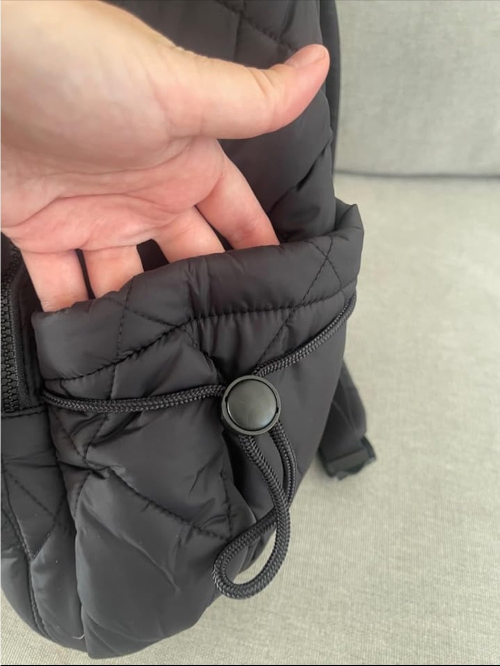 New Vera Bradley Featherweight Quilted Black Backpack - Picture 10 of 11